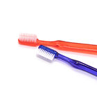 Cepillo de dientes ortodóntico terminado doble de la forma de V con el cepillo interdental