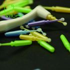 Los aplicadores micro dentales coloridos PP manejan la cerda de nylon